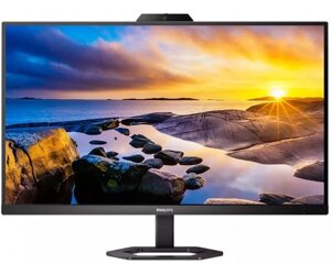 Монітор TFT 27 philips 27E1n5600HE, QHD, IPS, 75гц, 1ms, HDMI, DP, USB-C, USB-hub, webcam, HAS, pivot, колонки, чорний