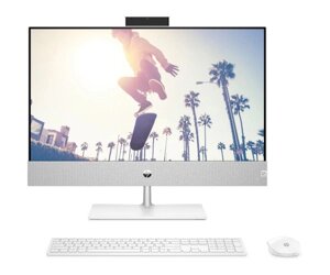 Моноблок 23.8 HP Pavilion 24-ca2000ua AiO i7-13700T/16Gb/SSD512Gb/WiFi/Cam/K&M/DOS/Snowflake White