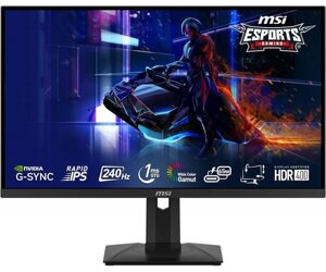 MSI монітор 27 G274QPX 2xhdmi, DP, USB-C, audio, IPS, 2560x1440, 240hz, 1ms, srgb 136%G-sync, pivot, HDR400