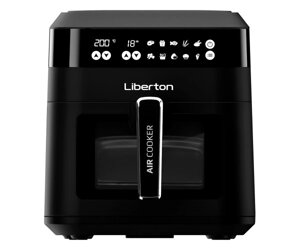 Мультипіч Liberton LAF-3203, Black, 1300W, 6.5л, 10 програм, керування сенсорне, таймер, автовідключення, антипригарне