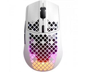 Мишка SteelSeries Aerox 3 Wireless Snow, RGB, 18000dpi., 6кн., біла