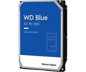 Накопичувач HDD SATA 6.0TB WD blue 5400rpm 256MB (WD60EZAX)