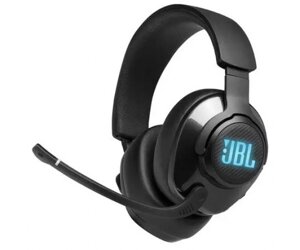 Навушники JBL Quantum 400, Black, Mini jack, USB, мікрофон, динаміки 50 мм, технологія QuantumSOUND Signature і