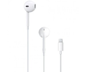 Навушники з мікрофоном Apple EarPods with Lightning Connector (MMTN2)