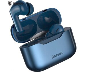 Навушники з мікрофоном Baseus SIMU ANC True Wireles Earphones S1 Pro Сині