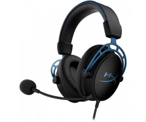 Навушники із мікрофоном HyperX Cloud Alpha S Blue (HX-HSCAS-BL)