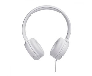 Навушники з мікрофоном JBL T500 White (JBLT500WHT)