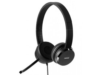 Навушники із мікрофоном Lenovo 100 Stereo USB Headset Black (4XD0X88524)