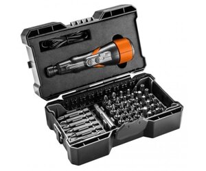 Neo Tools Викрутка, акумуляторна, micro-USB, 3.6В Li-Ion, 800мАгод, 280обхв, 42 біт, SL, PH, PZ, Torx, кейс