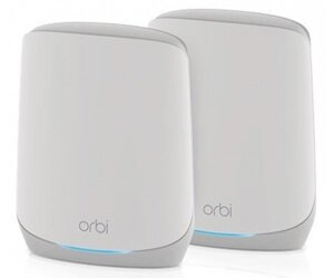 Netgear wifi-система orbi RBK762S AX5400, wifi 6, MESH, 3xge LAN, 1xge WAN, біл. кол. (2шт.)