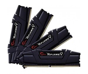 Память для настільних компютерів G. Skill 128 GB (4x32GB) DDR4 3600 MHz Ripjaws V (F4-3600C18Q-128GVK)