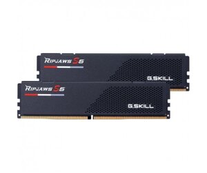 Память для настільних компютерів G. Skill 96 GB (2x48GB) DDR5 5600 MHz Ripjaws S5 Black (F5-5600J4040D48GX2-RS5K)