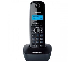 Panasonic Радіотелефон DECT KX-TG1611UAH Black Grey