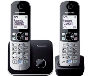 Panasonic Радіотелефон DECT KX-TG6812UAB Black