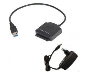 Перехідник USB 3.0 > SATA III (F) 2.5/3.5 7+15pin з бж