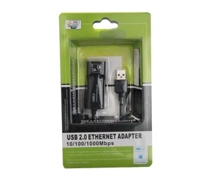 Перехідник USB > Ethernet RJ45 1000Mb RTL