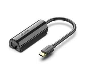 Перехідник USB3.1 Type-C > Ethernet RJ45 1000 Mb Gigabit Vention