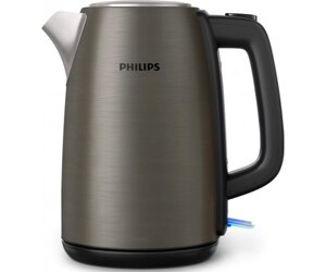 Philips Електрочайник Viva Collection, 1.7л, Strix, метал, чорно-мідний