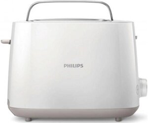 Philips Тостер Daily Collection, 830Вт, пластик, кришка від пилу, білий