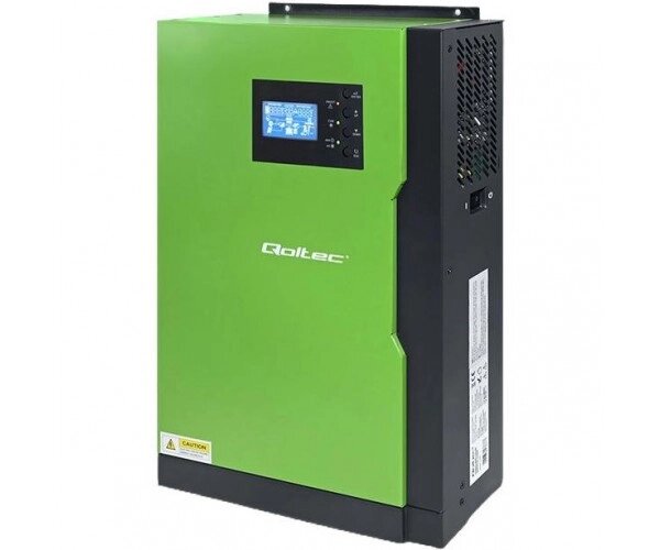 Автономний сонячний інвертор (off-grid) Qoltec Hybrid 10KVA 5,5kW 100A 48V MPPT Sinus (53887) - Україна