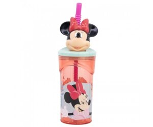 Пляшка з трубочкою 360 мл Stor Minnie Mouse (74466)