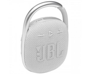 Портативна колонка JBL clip 4 white (jblclip4WHT)