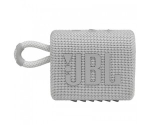 Портативна колонка JBL GO 3 white (JBLGO3wht)