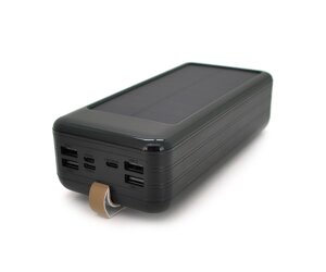 Power bank KKD-8W 80000 mAh Solar, flashlight, Input: 5V/2.1A (microUSB, TypeC, Lightning), Output: 5V /2.1A (4xUSB),