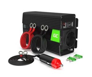 Перетворювач (інвертор) DC-AC Green Cell INV16 12V/230V 500/1000W