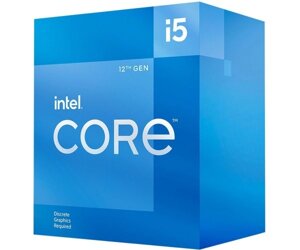 Процесор Intel Core i5 12400F (2.5GHz 18MB, Alder Lake, 65W, S1700) Box (BX8071512400F)