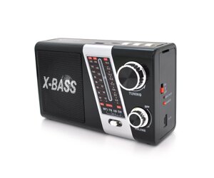 Радіоприймач YG-851BT+Solar, AM/FM, вбудований акумулятор, Mix color, Box