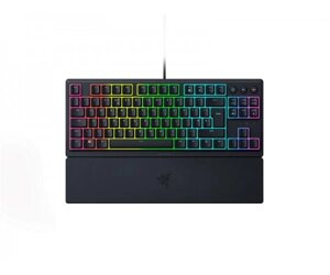 Razer Клавіатура механічна Ornata V3 TKL 84key, Mecha-Membrane Switch, USB-A, EN/UKR RGB, чорний