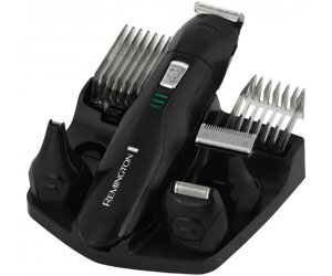 Remington Набір для стрижки, для бороди Edge all in one kit, вусів, голови, носа і тіла, акум., насадок-10, титан.