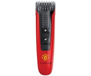 Remington Тример Beard Boss Manchester United, для бороди і вусів, акум., роторний мотор, насадок-1, сталь, червоний