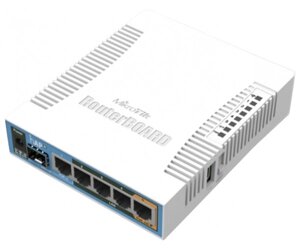 Роутер mikrotik hap ac lite (RB962uigs-5hact2hnt), 4 LAN 10/100/1000mb