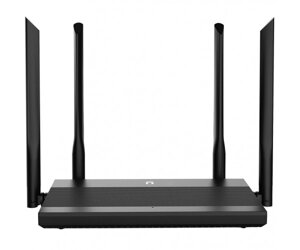 Роутер Netis N3, Black, AC1200 (2.4GHz до 300 Mbps, 5GHz до 867 Mbps), 4xGLan, 4 зовнішні незнімні антени