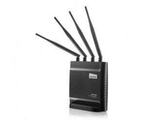 Роутер Netis WF2780, Wi-Fi 802.11a/b/g/n/ac, до 1200 Mb/s, 2.4/5GHz, 4x100/1000 Mb/s, RJ45 100/1000Mb/s (Gb), 4