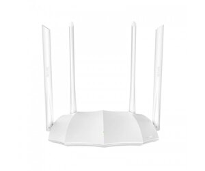 Роутер Tenda AC5, White, Wi-Fi 802.11ac, до 300 Mb/s, 2.4GHz/5GHz, 3x10/100 Mb/s, RJ45 10/100Mb/s (FE), 4 зовнішні