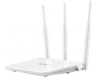 Роутер Tenda F3, Wi-Fi 802.11b/g/n, до 300 Mb/s, 2.4GHz, 3x10/100 Mb/s, RJ45 10/100Mb/s (FE), 3 зовнішні незнімні антени