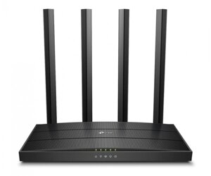 Роутер TP-LINK archer C6, wi-fi 802.11a/b/g/n/ac, до 1167 mb/s, 2.4/5ghz, 4 LAN 10/100/1000 mb/s, RJ45 10/100/1000mb/s