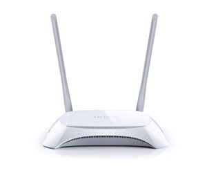 Роутер TP-LINK TL-MR3420, white, 3G/4G, wifi (2.4ghz до 300 mb/s), 4xlan/1xwan/1xusb для підключення 3G/4G USB-модему,