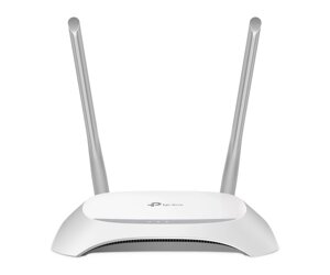 Роутер TP-LINK TL-WR840N, wi-fi 802.11b/g/n, до 300 mb/s, 2.4ghz, 4 LAN 10/100 mb/s, RJ45 10/100mb/s (FE), 2 зовнішні