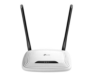 Роутер TP-LINK TL-WR841N, wi-fi 802.11b/g/n, до 300 mb/s, 2.4ghz, 4 LAN 10/100 mb/s, RJ45 10/100mb/s (FE), 2 зовнішні