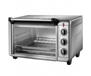 Russell Hobbs Піч електрична Air Fry Mini Oven, 12.6л, 1500Вт, механіч., гриль, конвенція, сіра