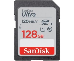 Sandisk карта пам'яті SD 128GB C10 UHS-I R140MB/s ultra