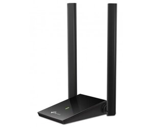 Мережний адаптер USB TP-LINK Archer T4U Plus, Black, 5GHz/2.4GHz, AC1300 (867/400 Мбіт/с), USB 3.0, високопотужні