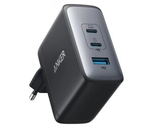 Мережевий зарядний пристрій ANKER PowerPort 736 Nano II - 100W 2xUSB-C PD & 1xPIQ GaN (6837239)