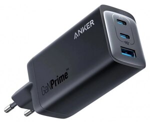 Мережевий зарядний пристрій Anker PowerPort 737 GaNPrime - 120W 2xPD & 1xPIQ PPS/DPDS (6837238)