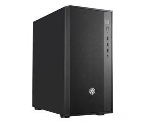 Silverstone корпус FARA FAR1b-V2, без бп, 2xusb3.0, 1xusb2.0, 1x120mm black fan, TG side panel, ATX, black