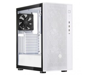 SilverStone Корпус SilverStone FARA FAR1W-G-V2, без БЖ, 2xUSB3.0, 1xUSB2.0, 1x120mm Black fan, TG Side Panel, ATX, White